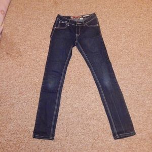 Denim skinny jeans